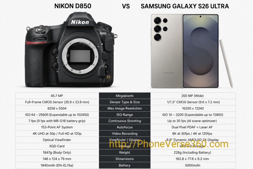 D850 vs S-26