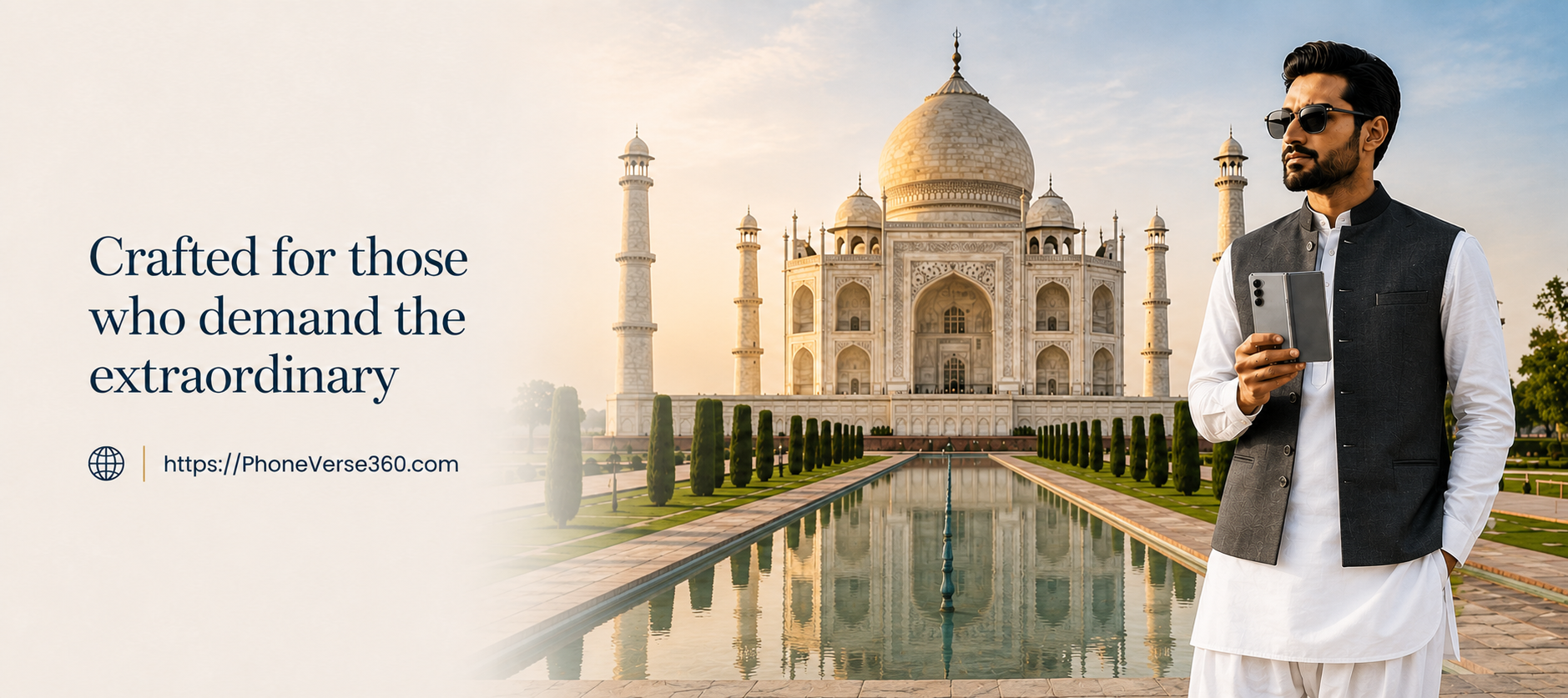 Samsung Mobiles Taj Mahal Agra banner