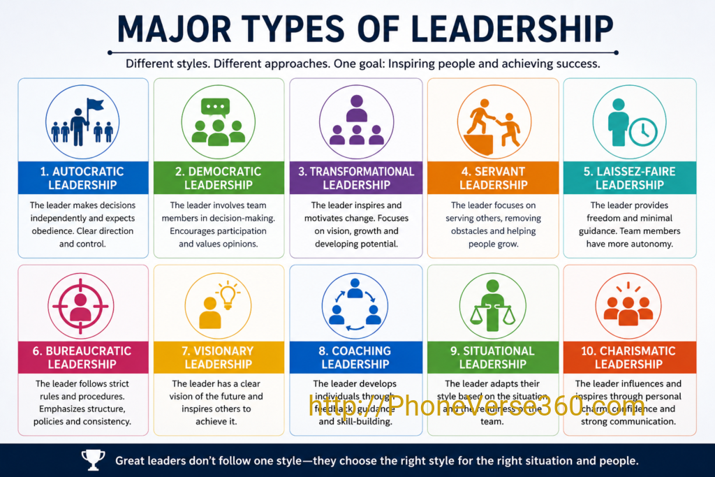 types of leadership